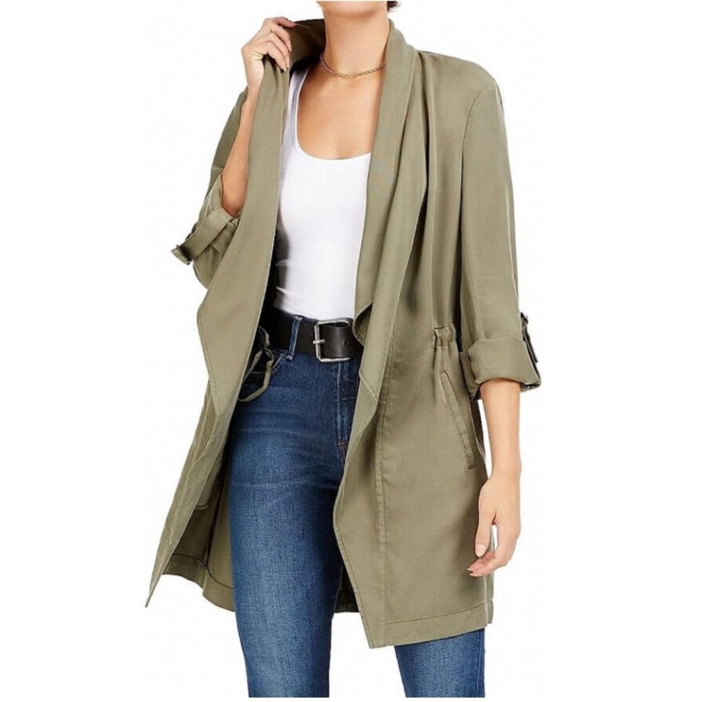 Bar III Femme Utility Open Jacket